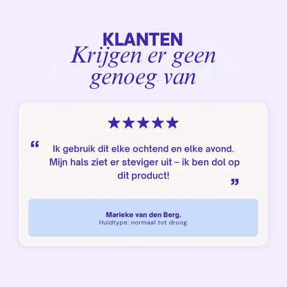 Verstevigende & Liftende Halscrème